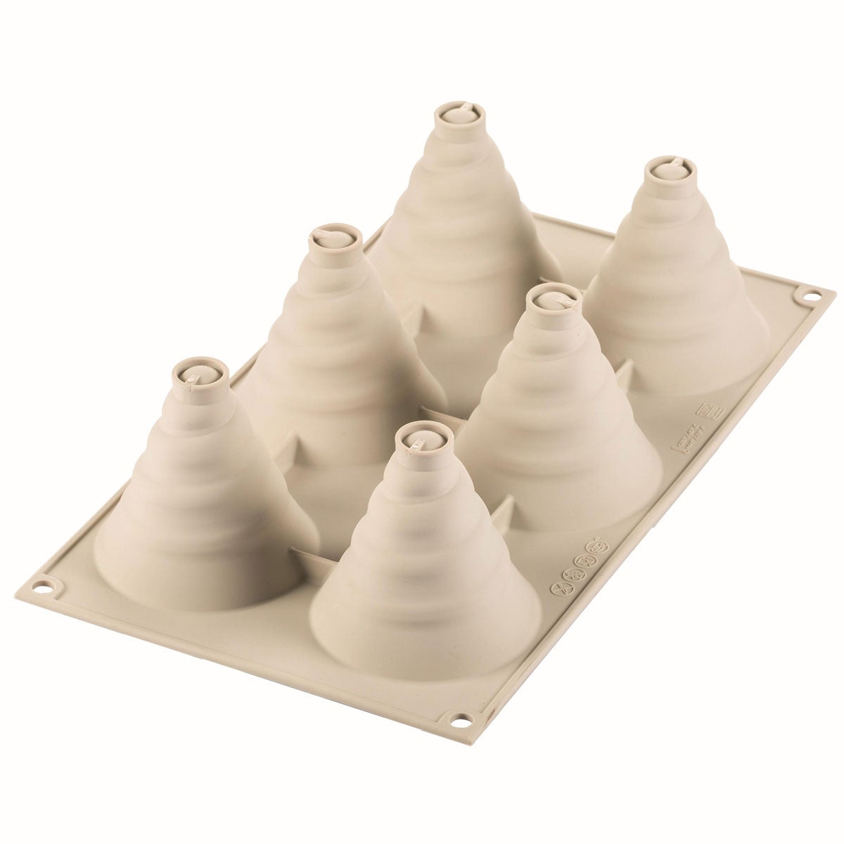 Silikomart Siliconen Vorm Soffice Incanto 3,5x3,5cm