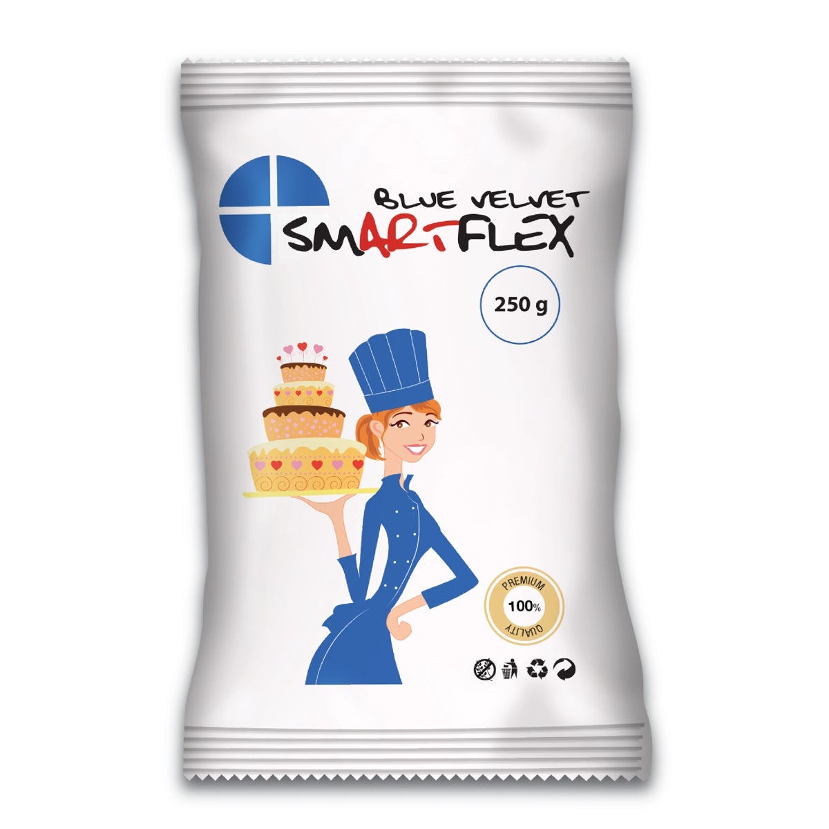 SmartFlex Fondant Blauw Velvet 250g