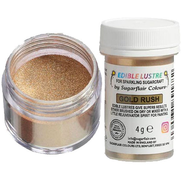Sugarflair Eetbare Glanspoeder Gold Rush 4g