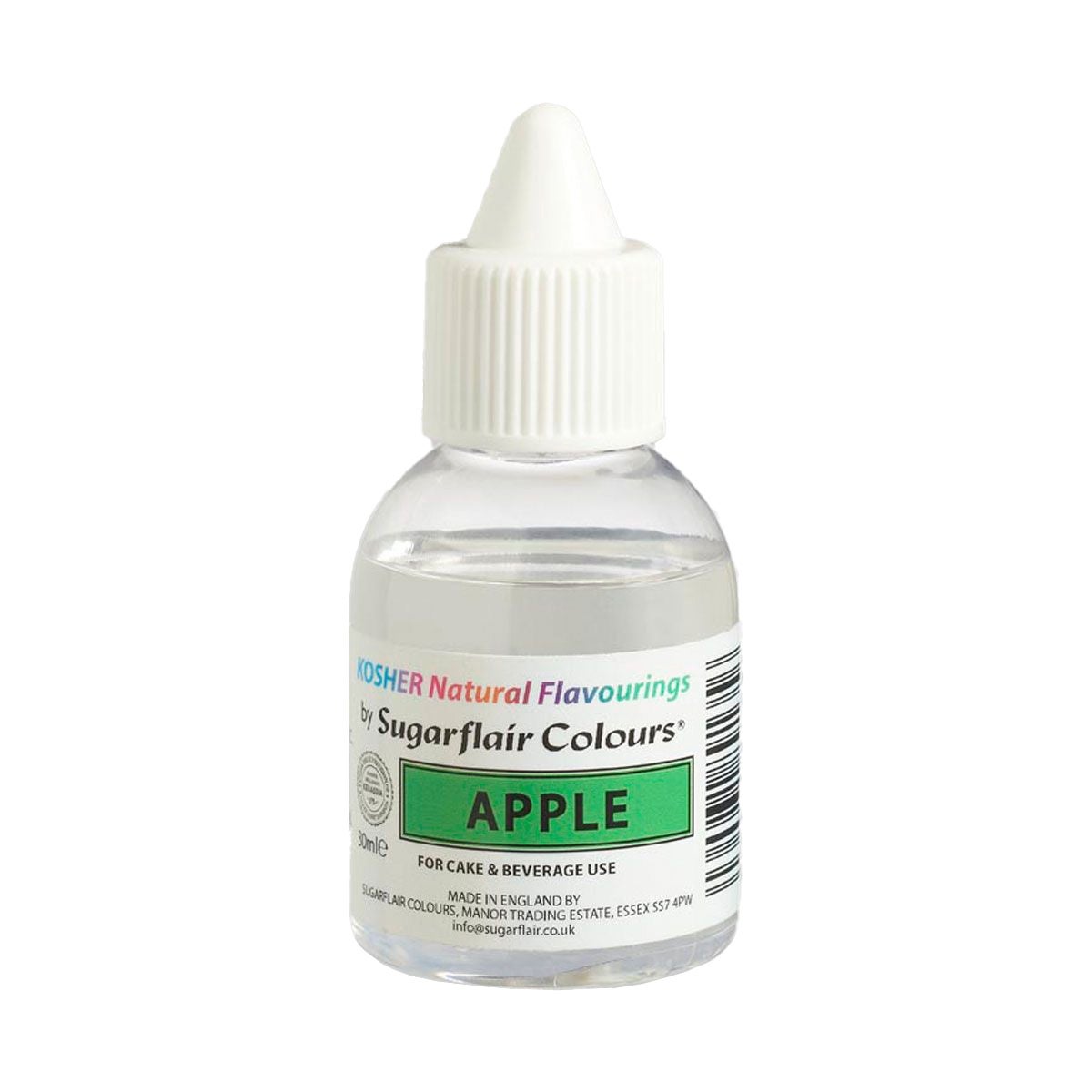 Sugarflair Kosher Natuurlijke Smaakstof Appel 30ml