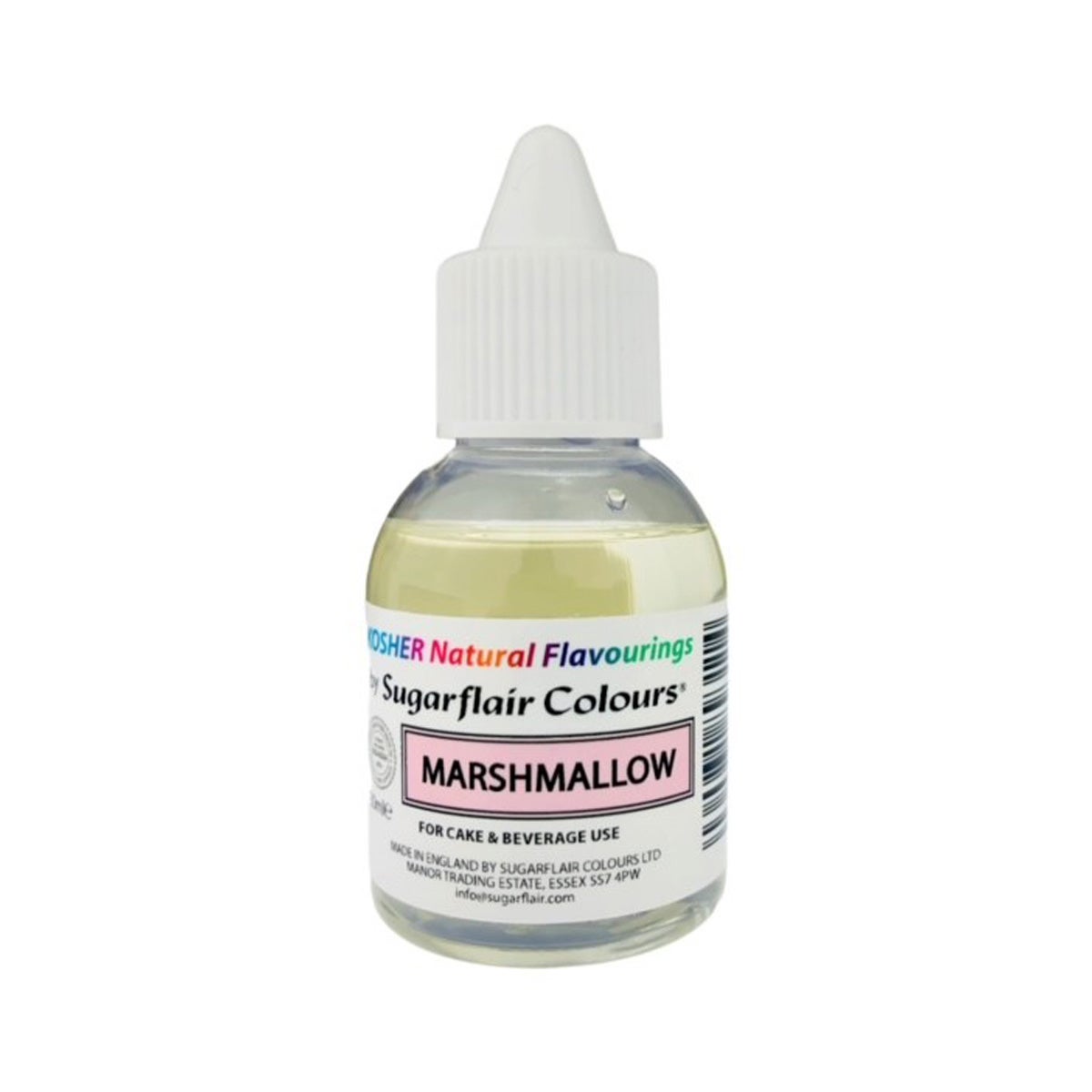 Sugarflair Kosher Natuurlijke Smaakstof Marshmallow 30ml