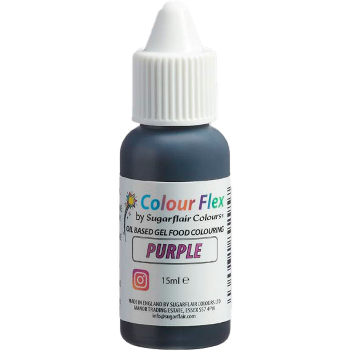 Sugarflair Colourflex Paars 15ml