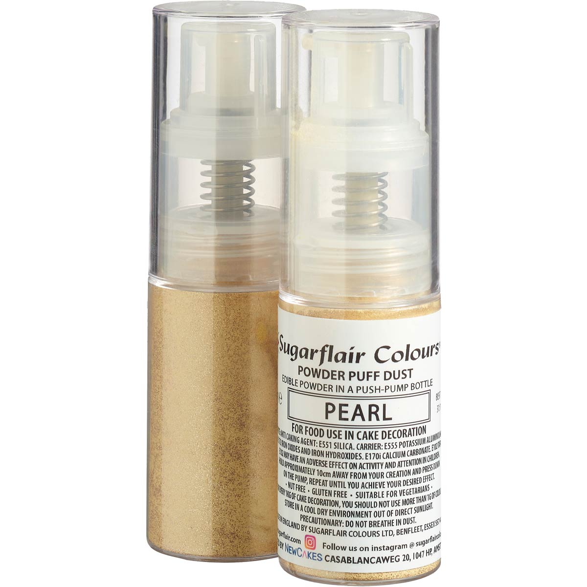 Sugarflair Pomp Spray Glitterpoeder Parel