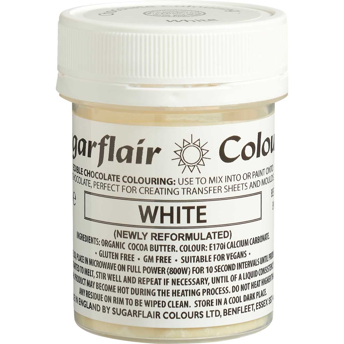 Sugarflair Chocolade Kleurstof Wit 35g