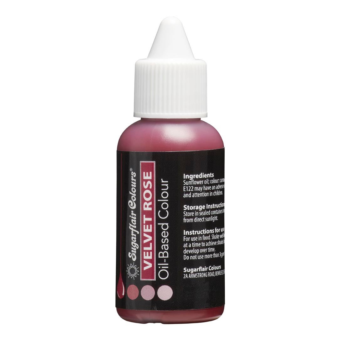 Sugarflair Kleurstof op Oliebasis - Velvet Rose 30ml