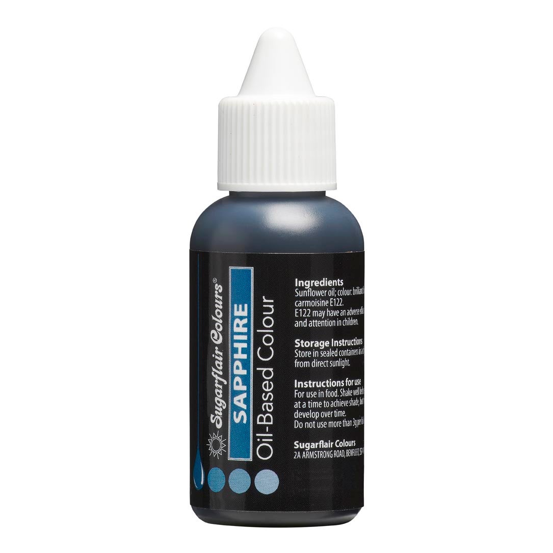 Sugarflair Kleurstof op Oliebasis - Sapphire 30ml