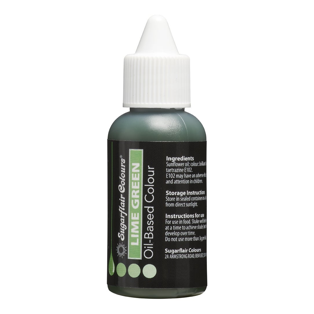 Sugarflair Oil Based Colour - Lime Green 30 ml