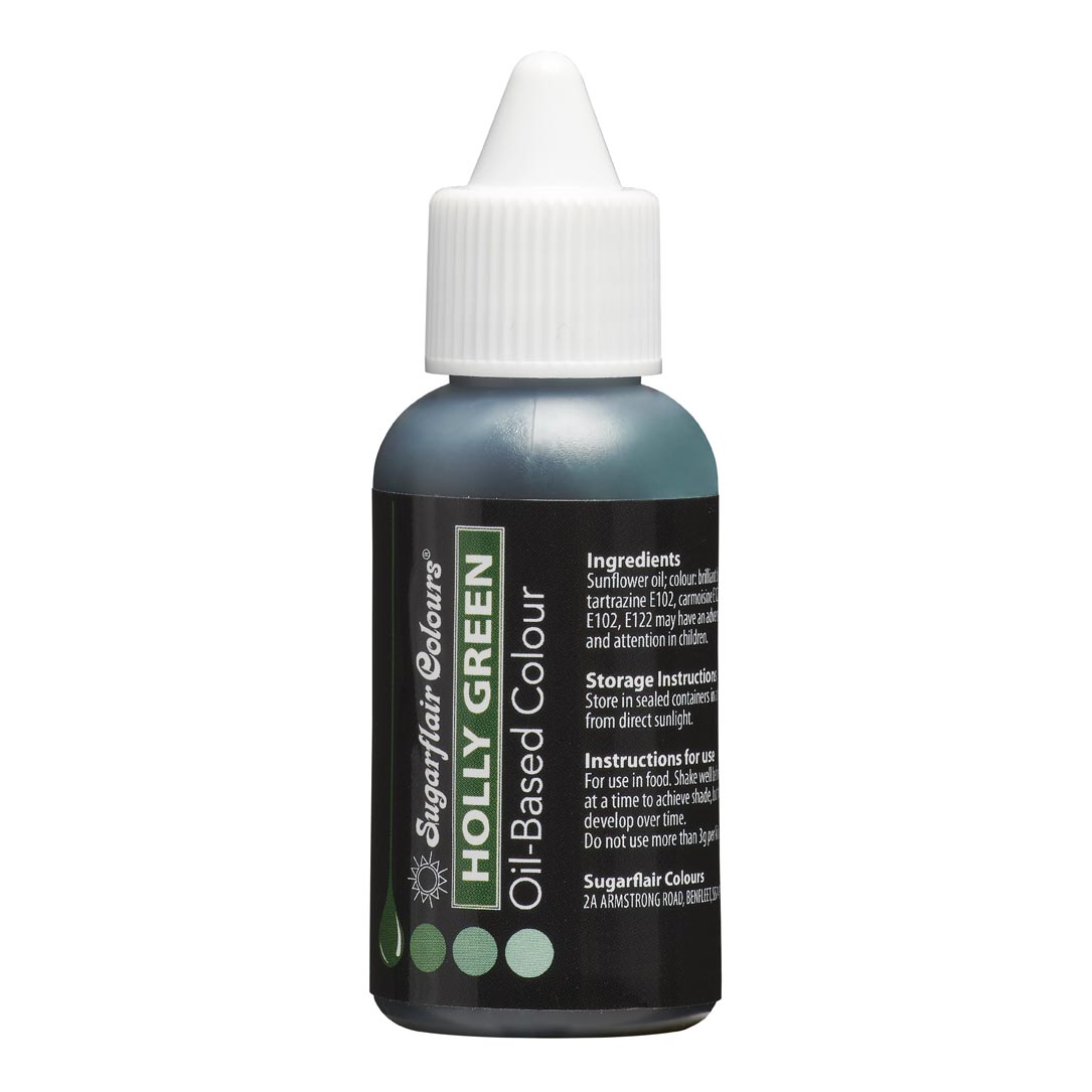 Sugarflair Kleurstof op Oliebasis - Hulst Groen 30ml