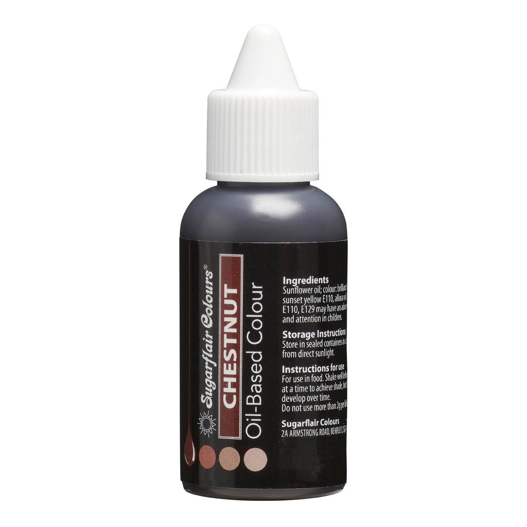 Sugarflair Kleurstof op Oliebasis - Kastanje 30ml
