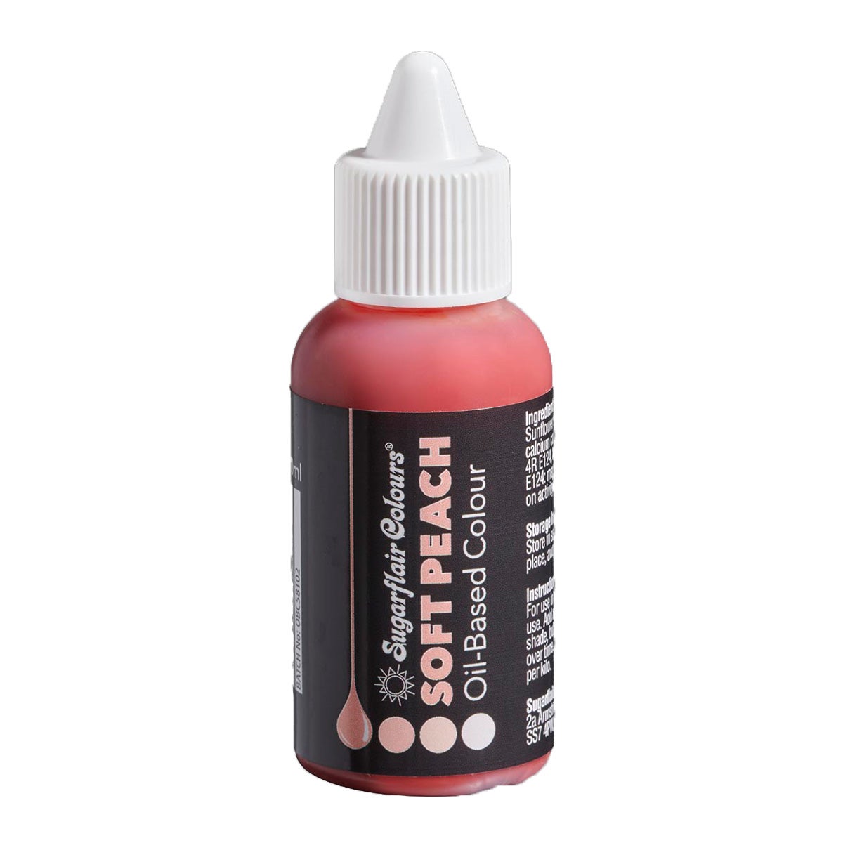 Sugarflair Kleurstof op Oliebasis- Perzik - 30 ml