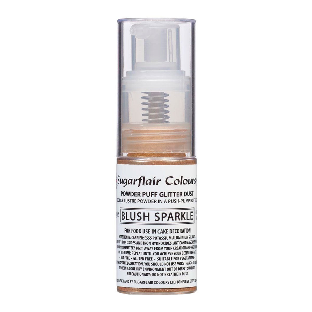 Sugarflair Pomp Spray Glitterpoeder Blush Sparkle 10g