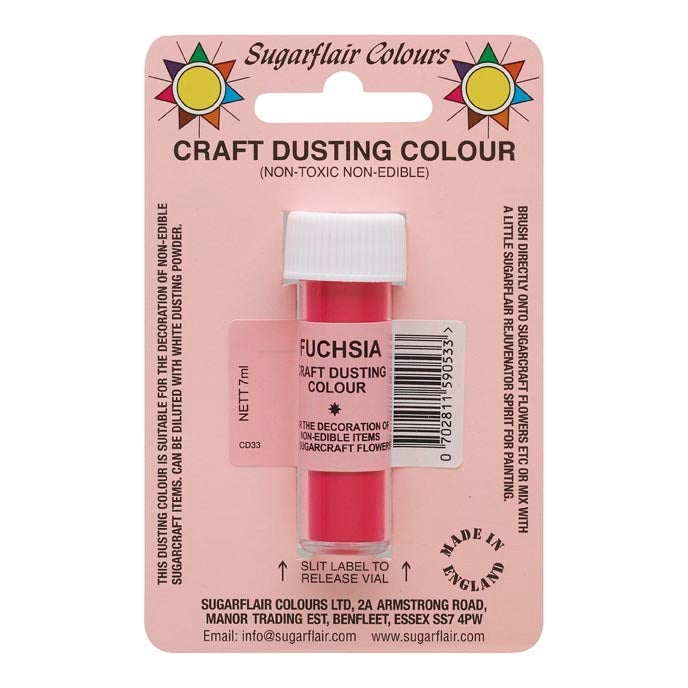 Sugarflair Niet Eetbare Kleurpoeder Fuchsia 7g