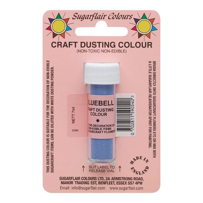 Sugarflair Niet Eetbare Kleurpoeder Blauw - Bluebell 7g