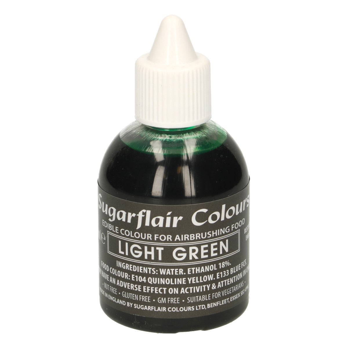 Sugarflair Airbrush Kleurstof Lichtgroen 60ml