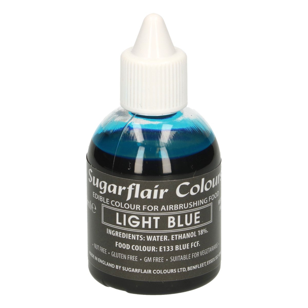 Sugarflair Airbrush Kleurstof Lichtblauw 60ml