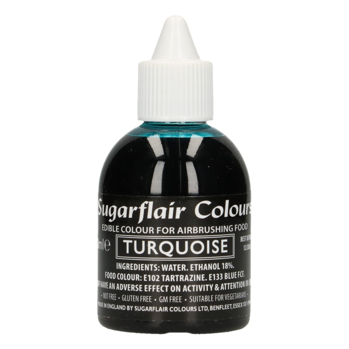 Sugarflair Airbrush Kleurstof Turquoise 60ml