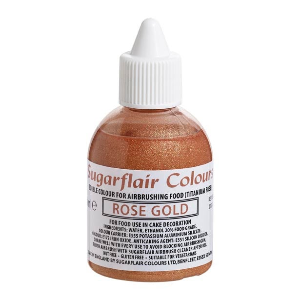 Sugarflair Airbrush Kleurstof Rosé Goud 60ml