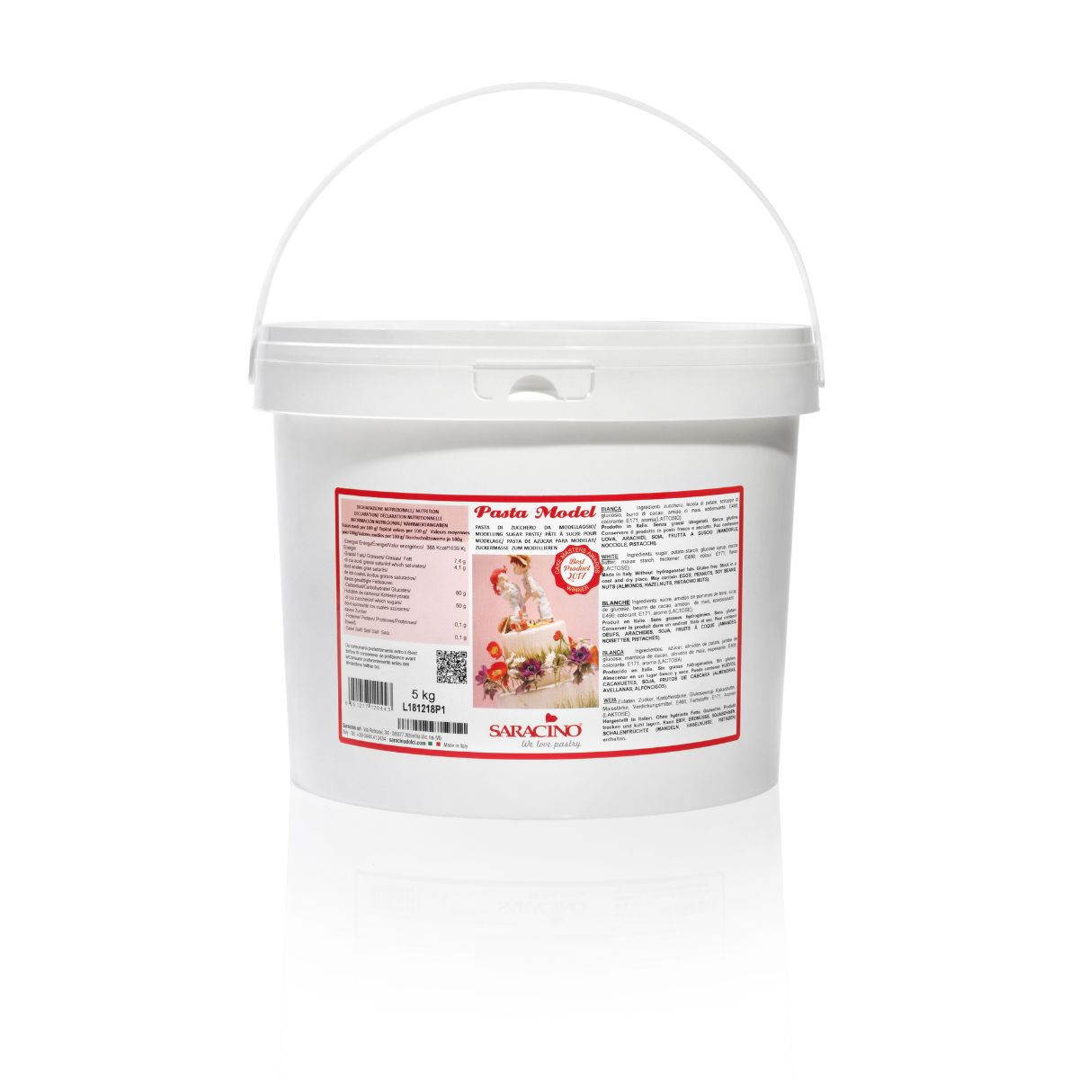 Saracino Model Paste - White 5 kg