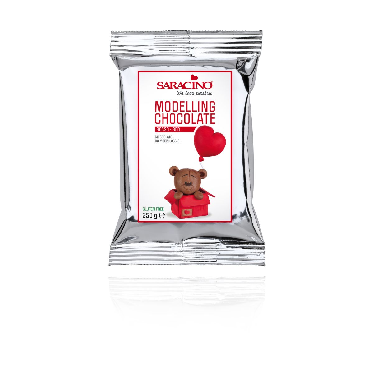 Saracino Modelling Chocolate - Red 250g