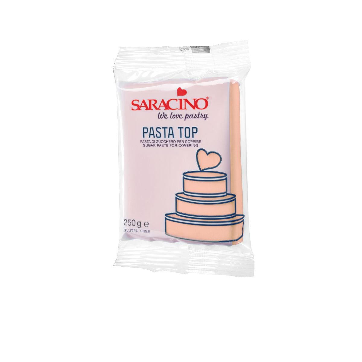 Saracino Top Sugar Paste - Rose Beige 250g