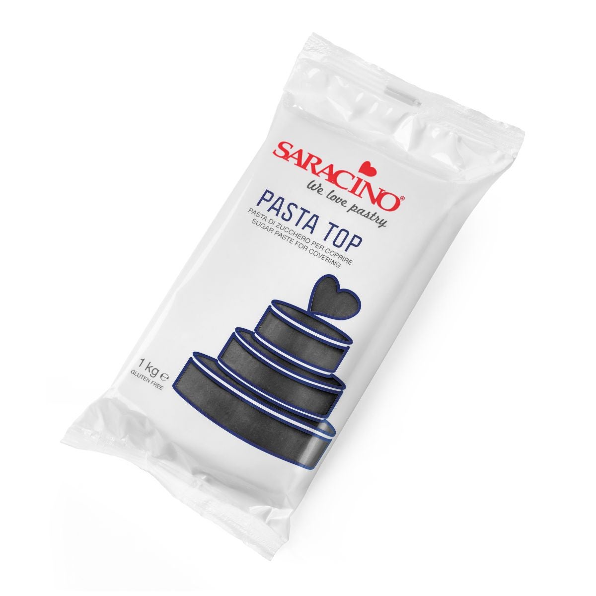 Saracino Top Sugar Paste - Black 1 kg