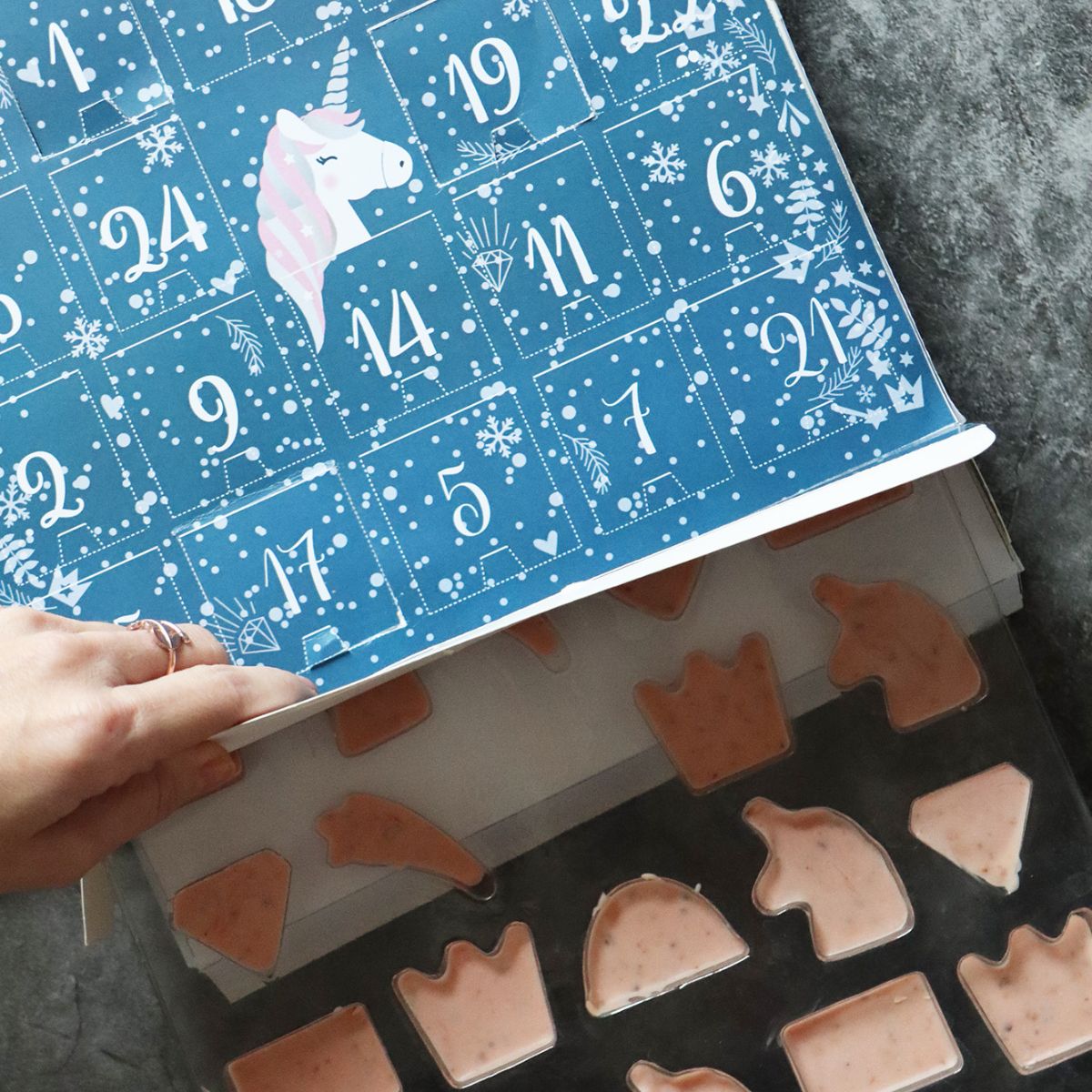 Scrapcooking DIY Advent Calendar - Eenhoorn