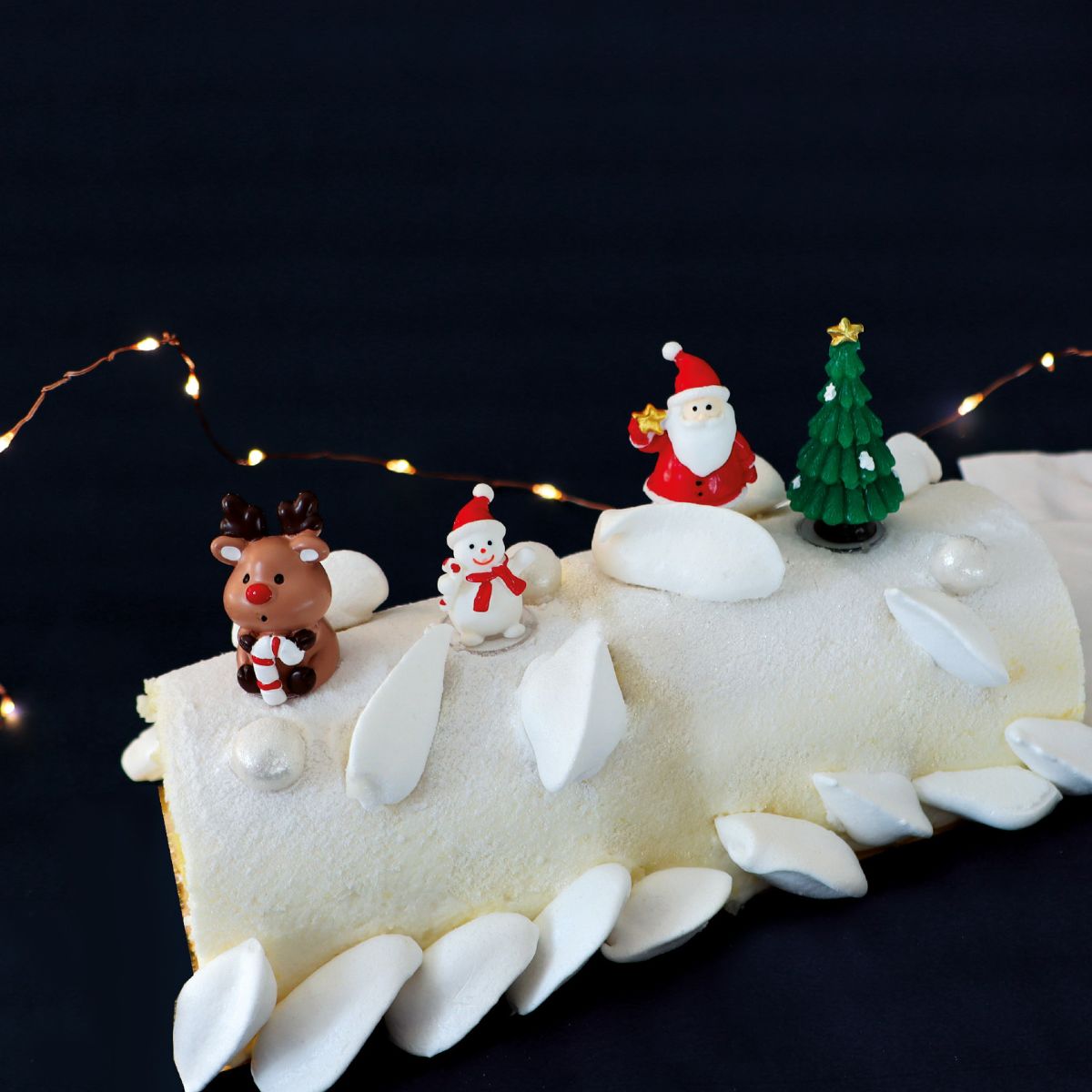 Scrapcooking Sweet Xmas Plastic Cake Toppers set/5