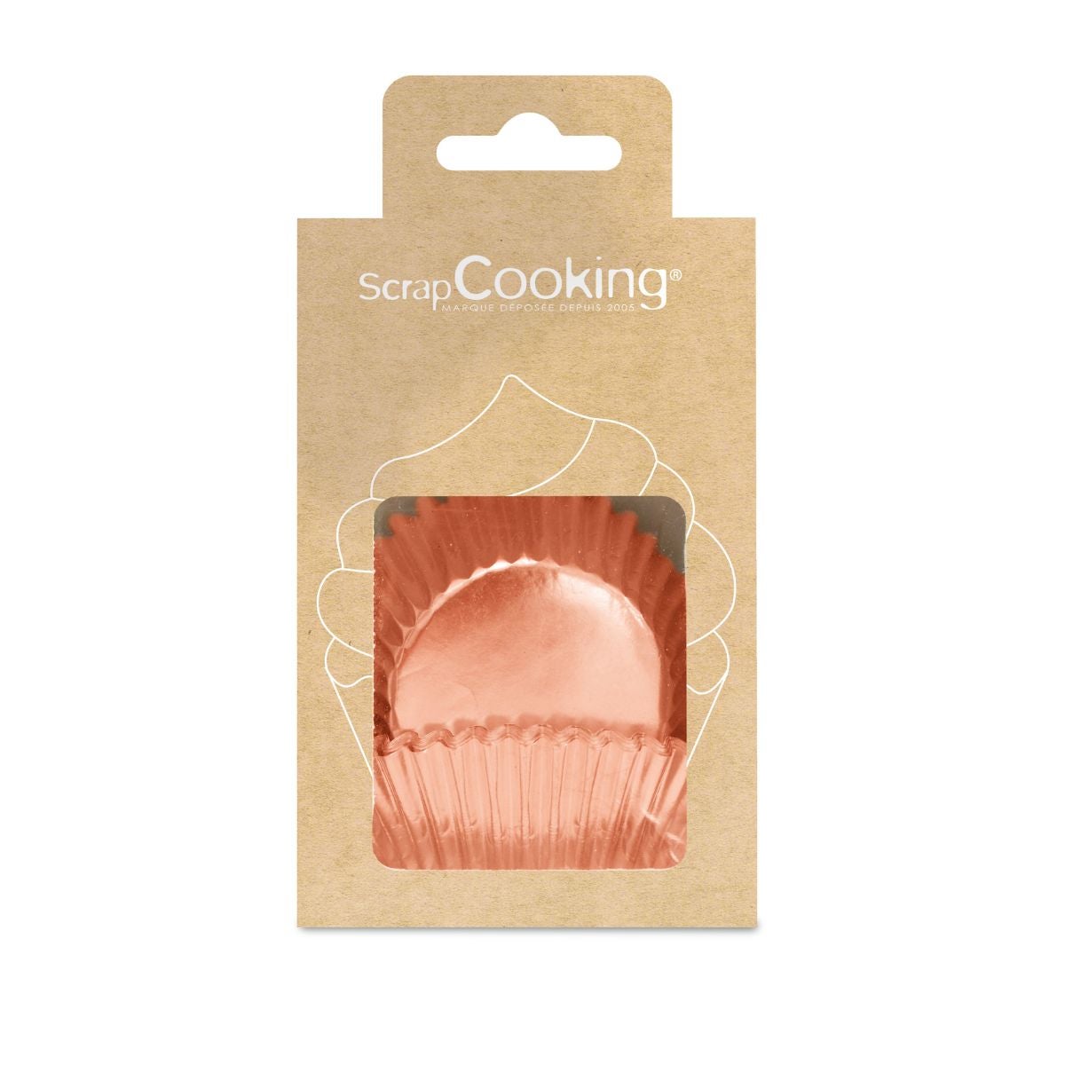 Scrapcooking Bakvormpjes - Rose Gold pk/48