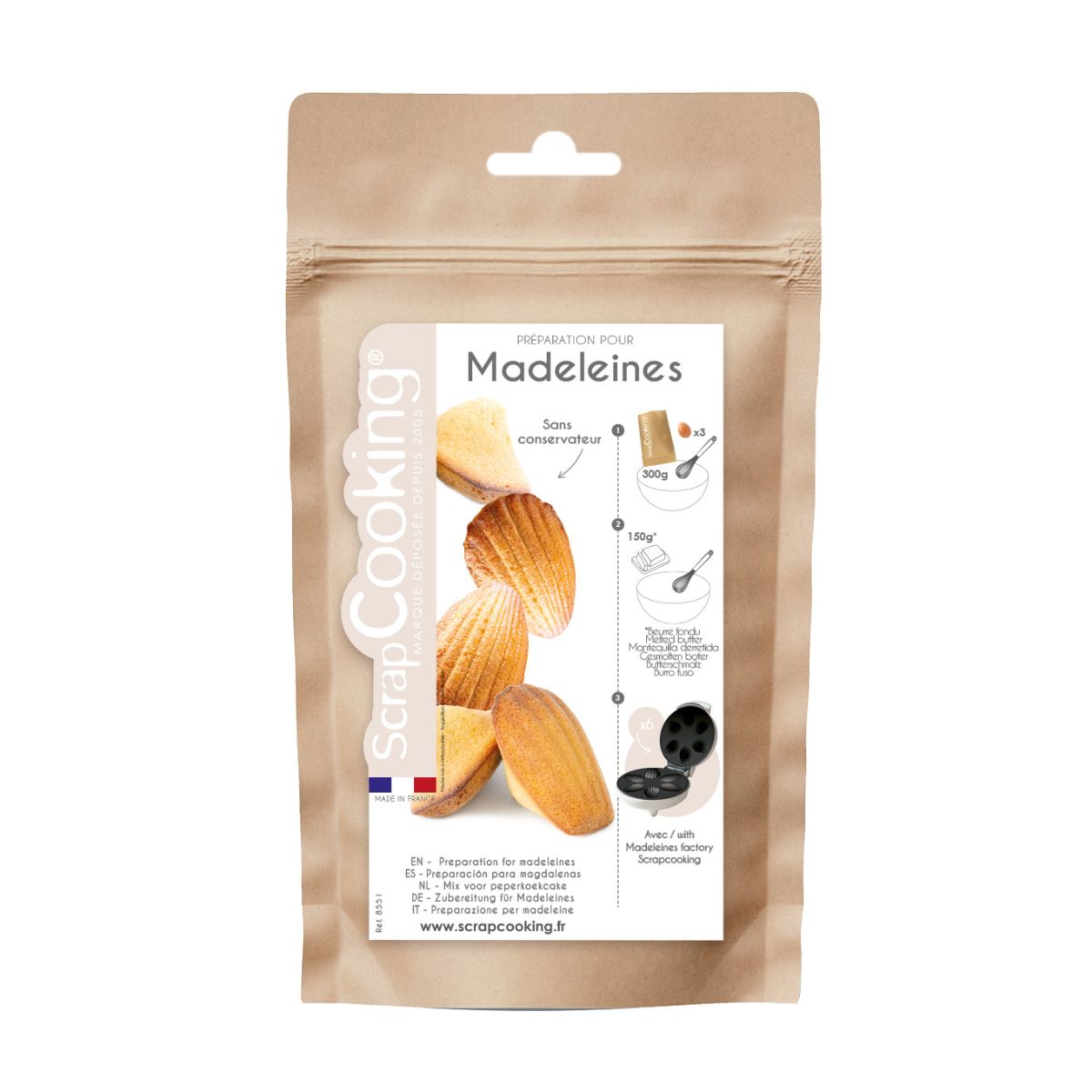 ScrapCooking Mix voor Madeleines 300 g