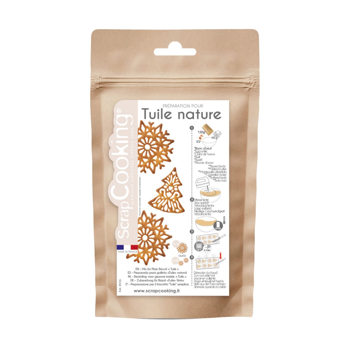 ScrapCooking Mix voor Tuile Biscuit 120 g