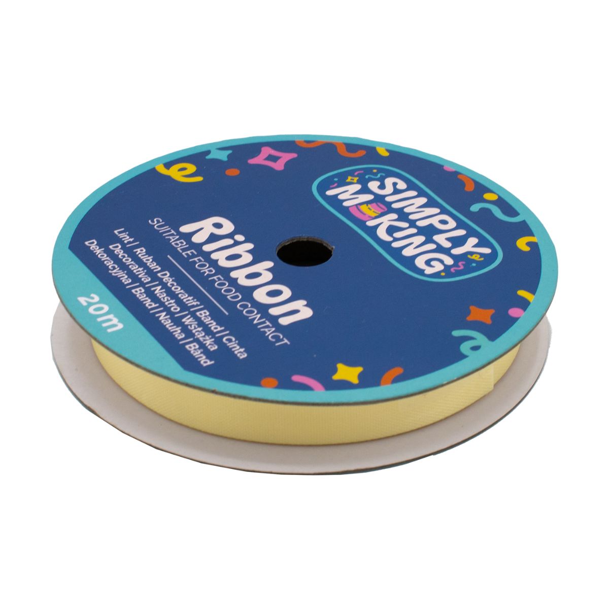 Simply Making Taartlint Champagne 12 mm x 20 m