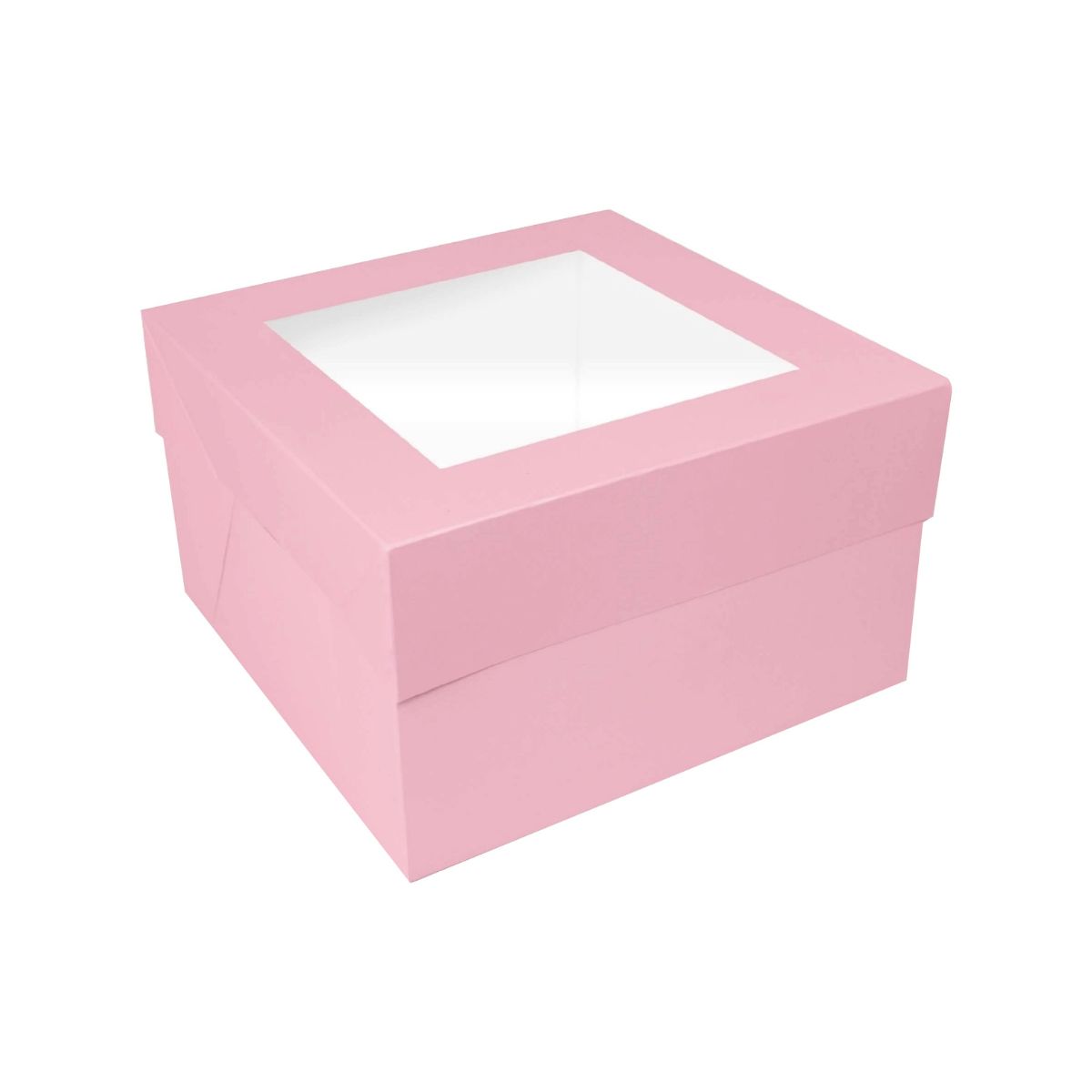 Simply Making Taartdoos Venster Lichtroze 30 x 30 x 15 cm