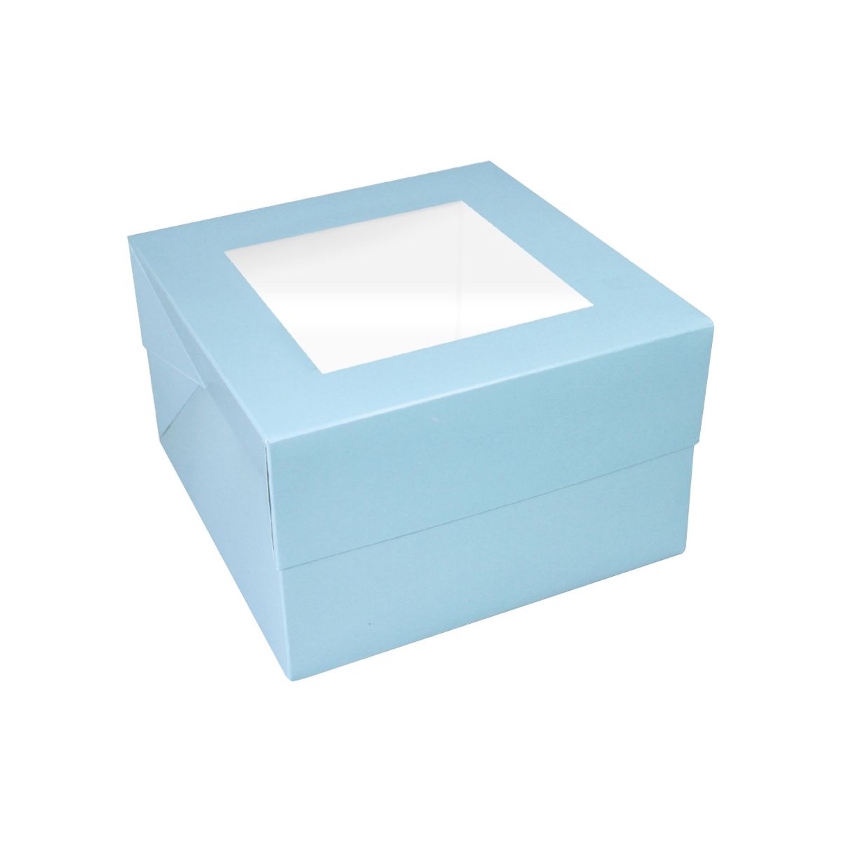 Simply Making Taartdoos Venster Lichtblauw 30 x 30 x 15 cm