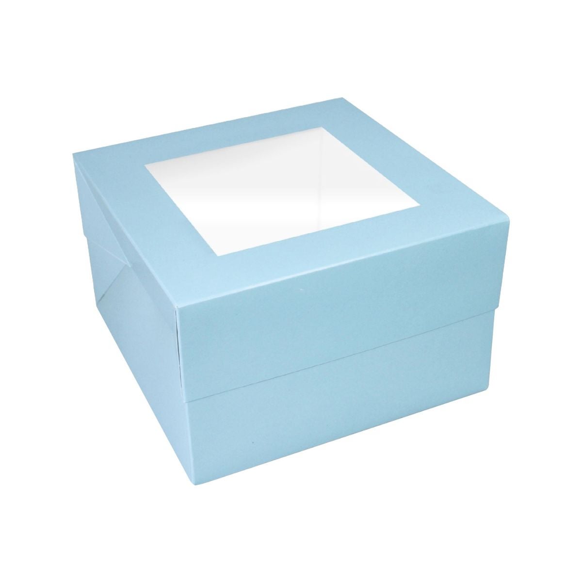 Simply Making Taartdoos Venster Lichtblauw 35 x 35 x 15 cm