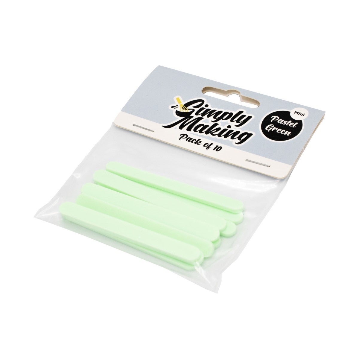 Simply Making Cakesicle Sticks pk/10 - Pastelgroen Mini