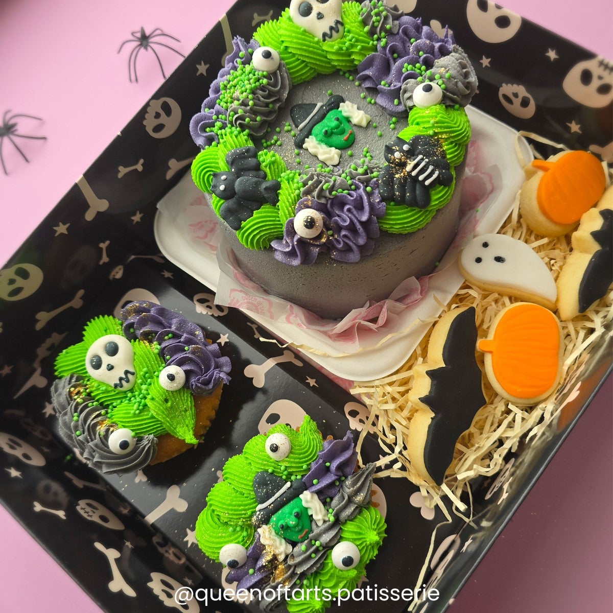 Simply Making Treat & Cupcake Doos Halloween Skelet pk/2