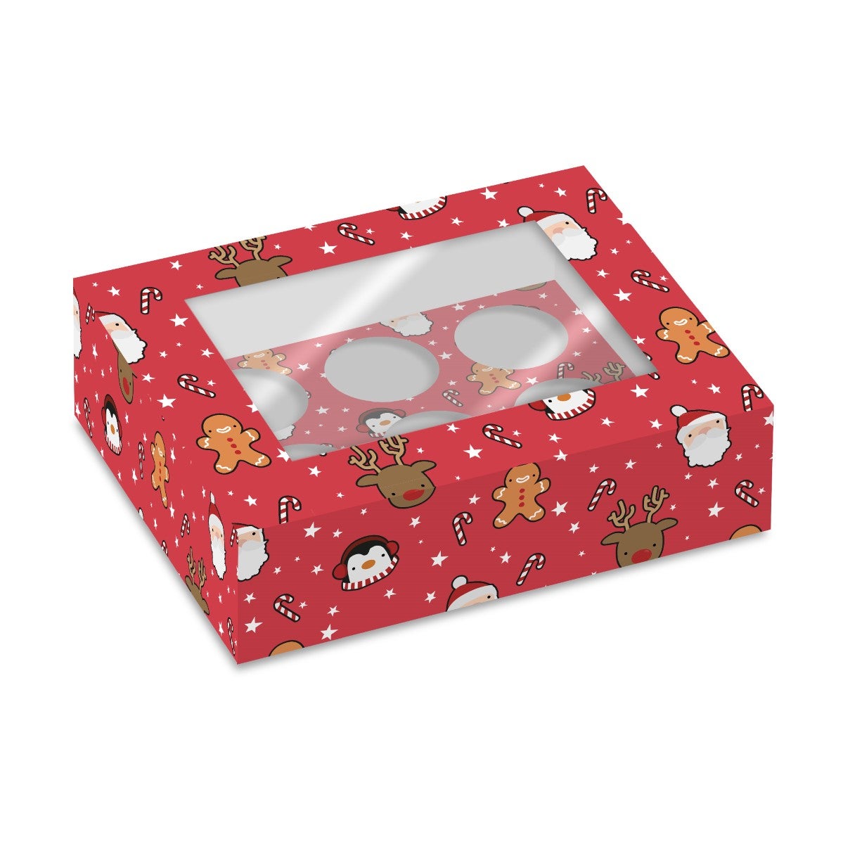 Simply Making Cupcake Box Feestelijke Vrienden 6 pk/2