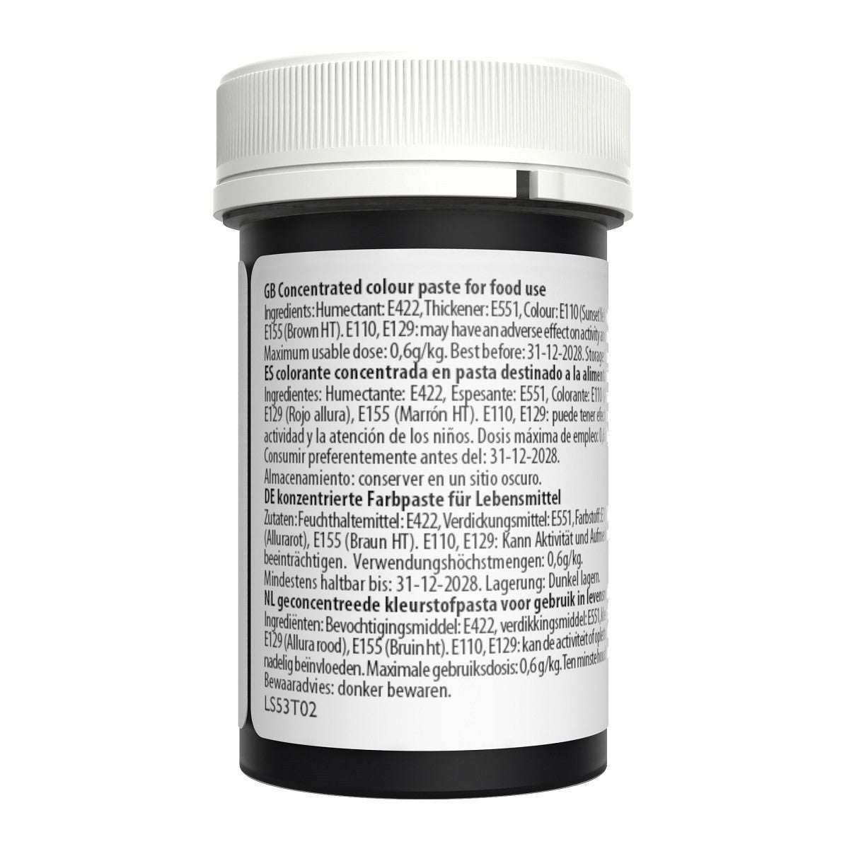 Sugarflair Eetbare Kleurstof Pasta Paprika/Vlees 25g