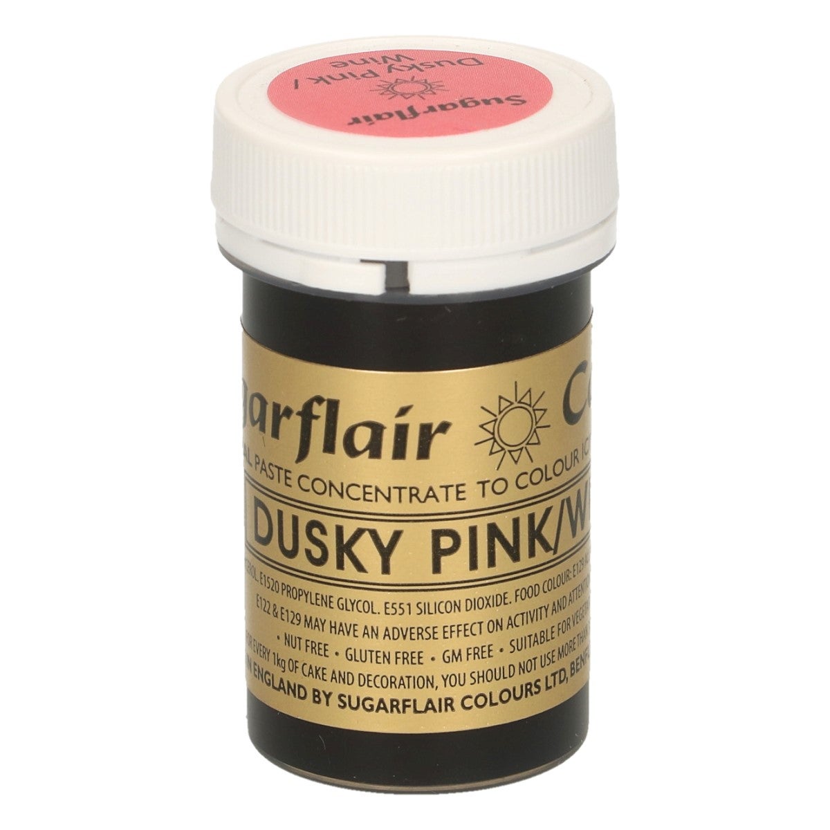 Sugarflair Eetbare Kleurstof Pasta Oudroze 25g