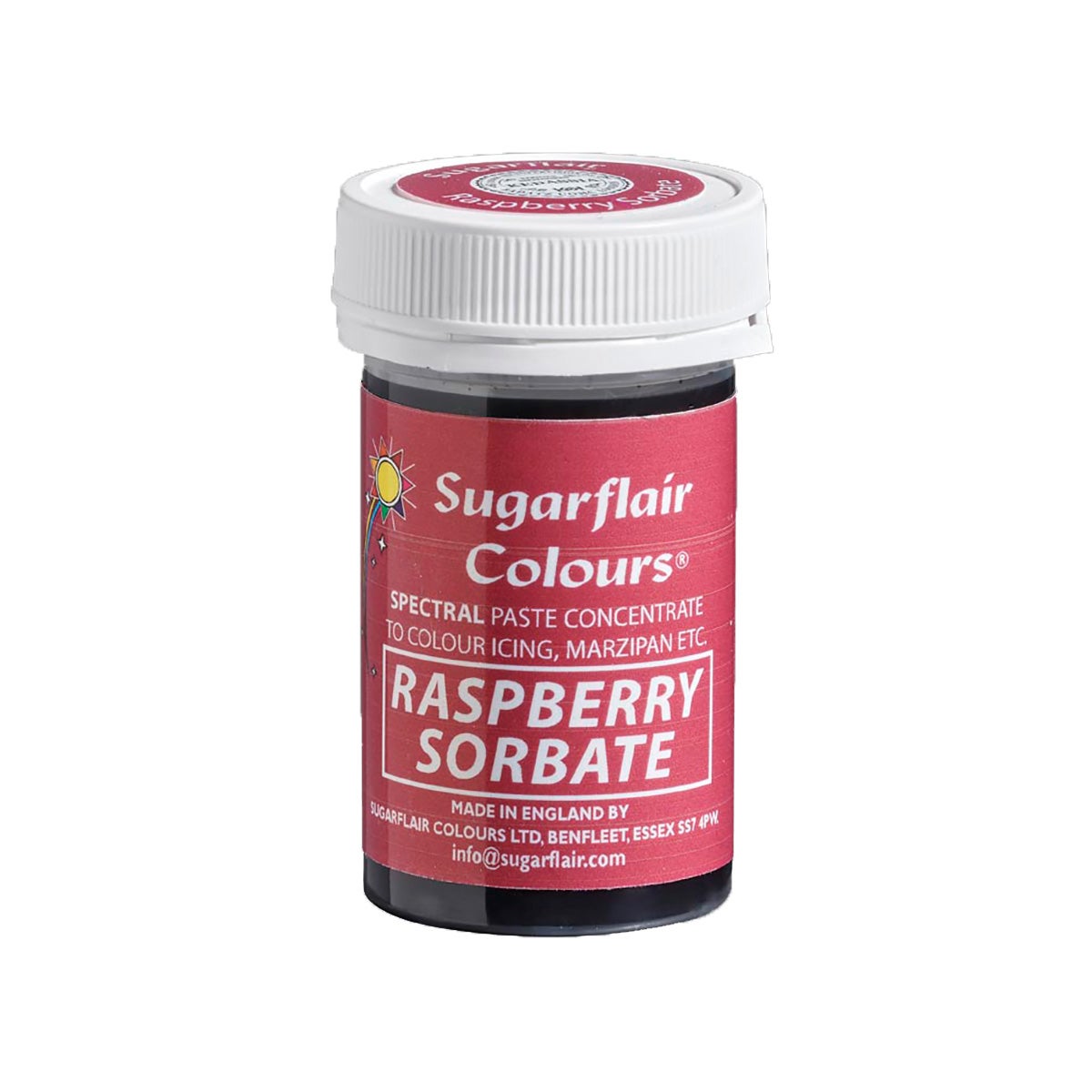 Sugarflair Spectral Kleurpasta - Raspberry Sorbate - 25g