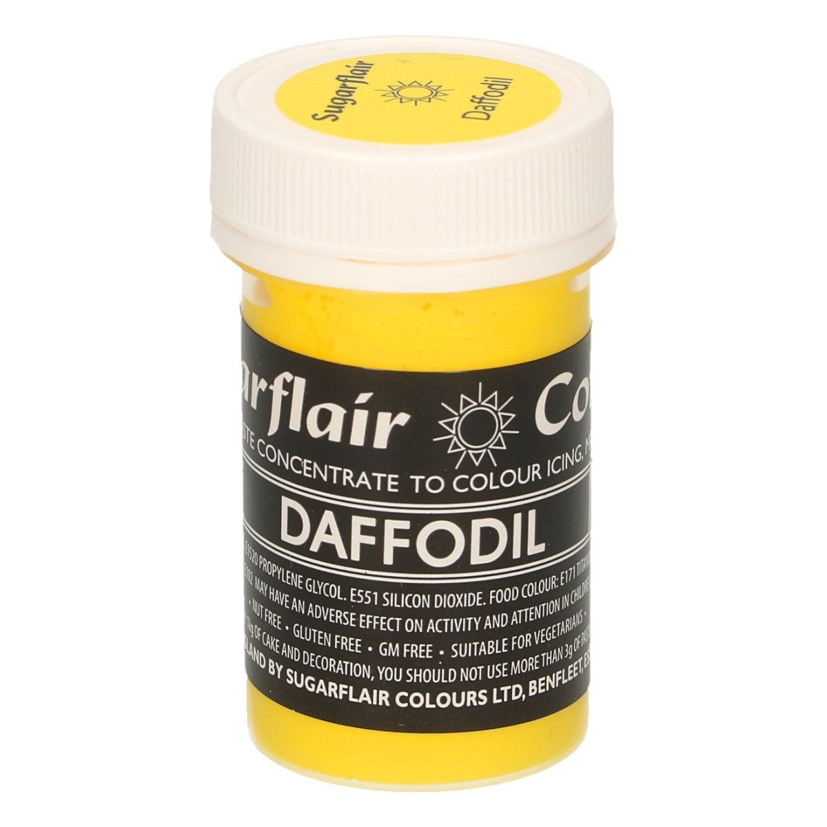 Sugarflair Eetbare Kleurstof Pasta Narcisgeel 25g
