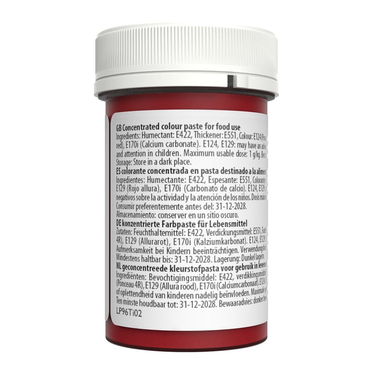 Sugarflair Eetbare Kleurstof Pasta Bloedrood 25g