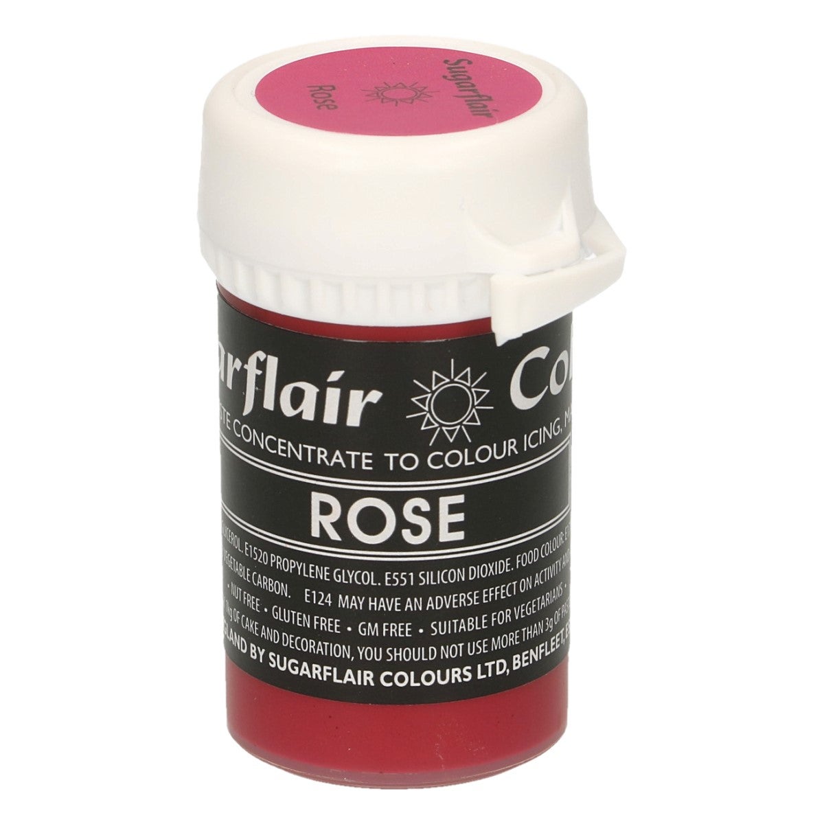 Sugarflair Eetbare Kleurstof Pasta Rode Roos 25g