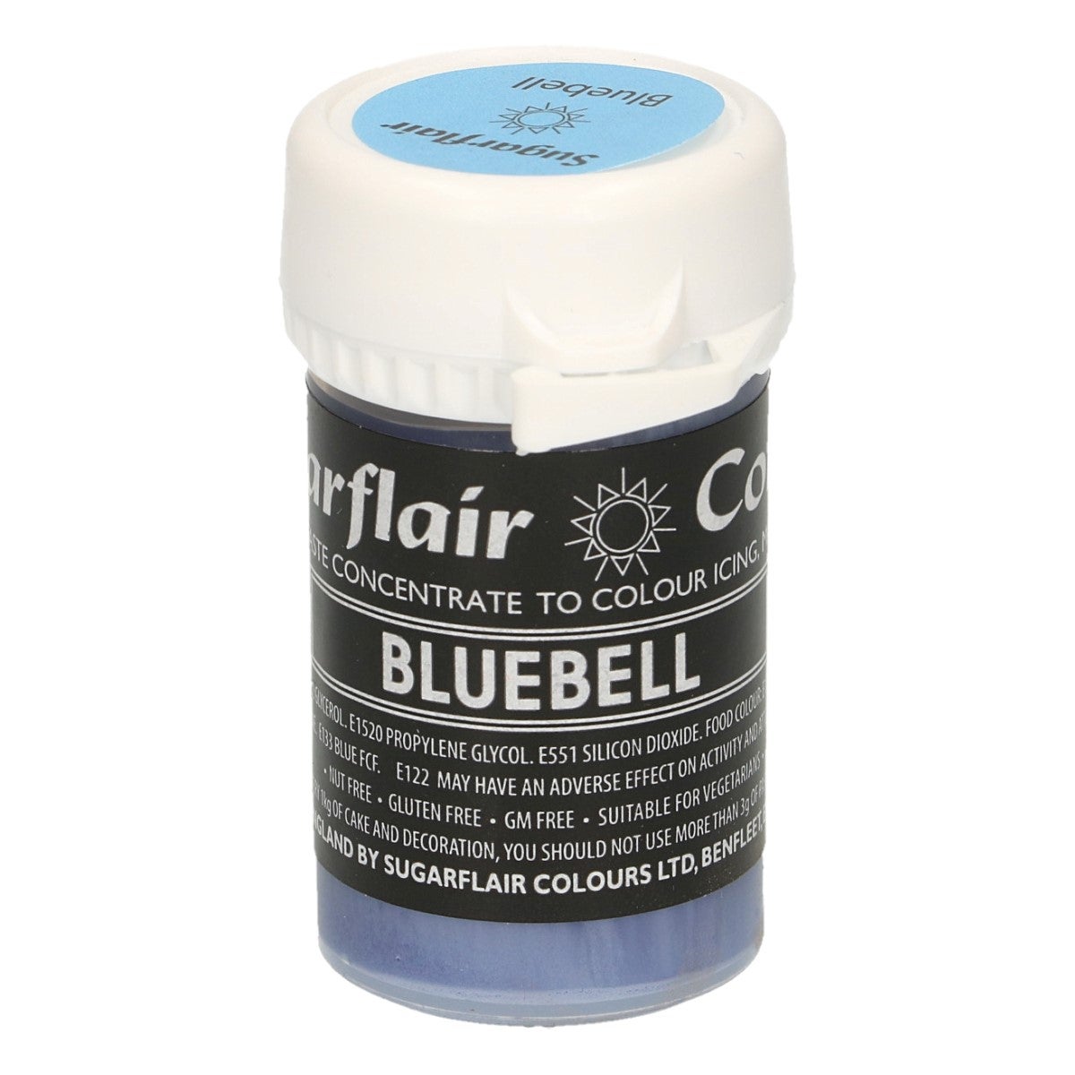 Sugarflair Eetbare Kleurstof Pasta Hyacint Blauw 25g