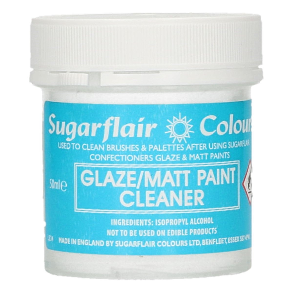Sugarflair Glazuur/Matte Verf Cleaner 50ml