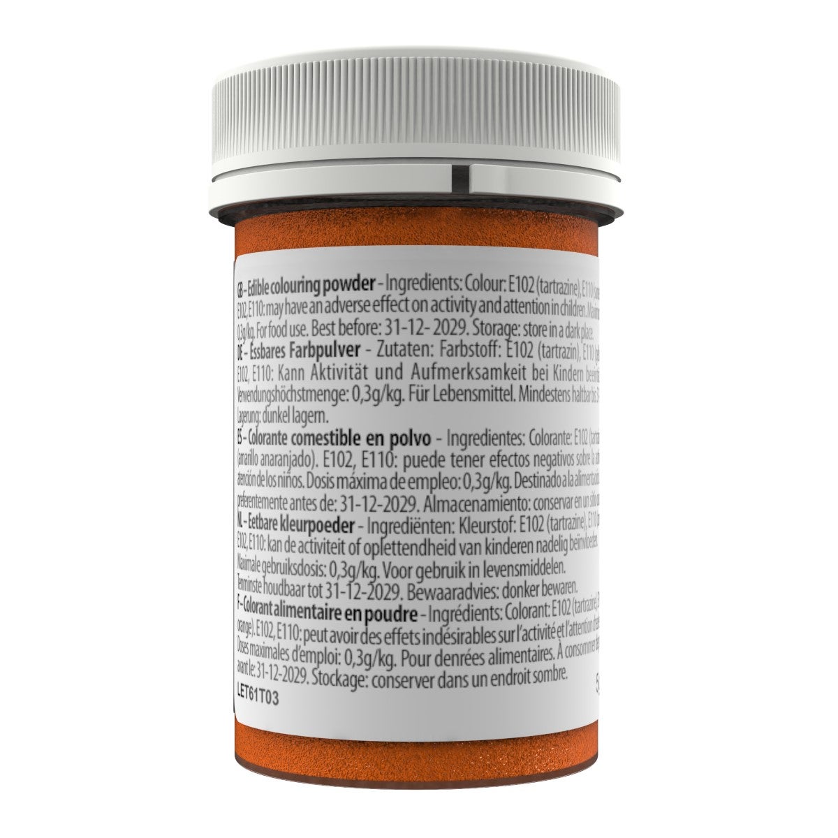 Sugarflair Blossom Tint Dust Orange 5g