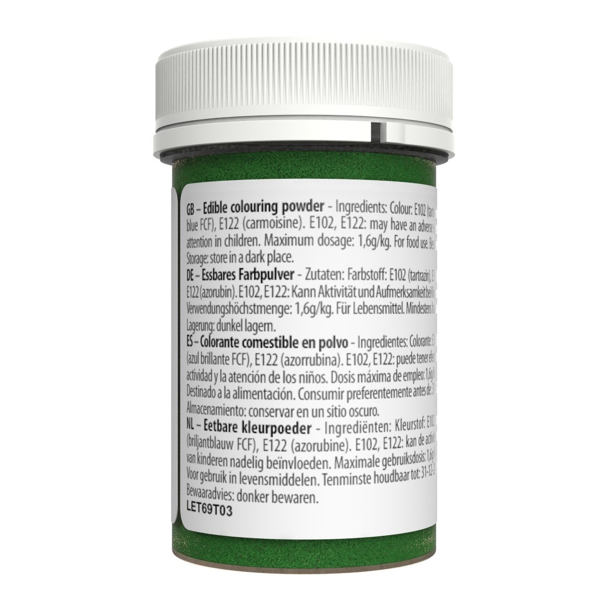 Sugarflair Blossom Tint Dust Foliage Green 5g