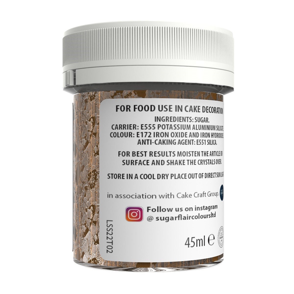 Sugarflair Suikerkristallen Goud 40 g