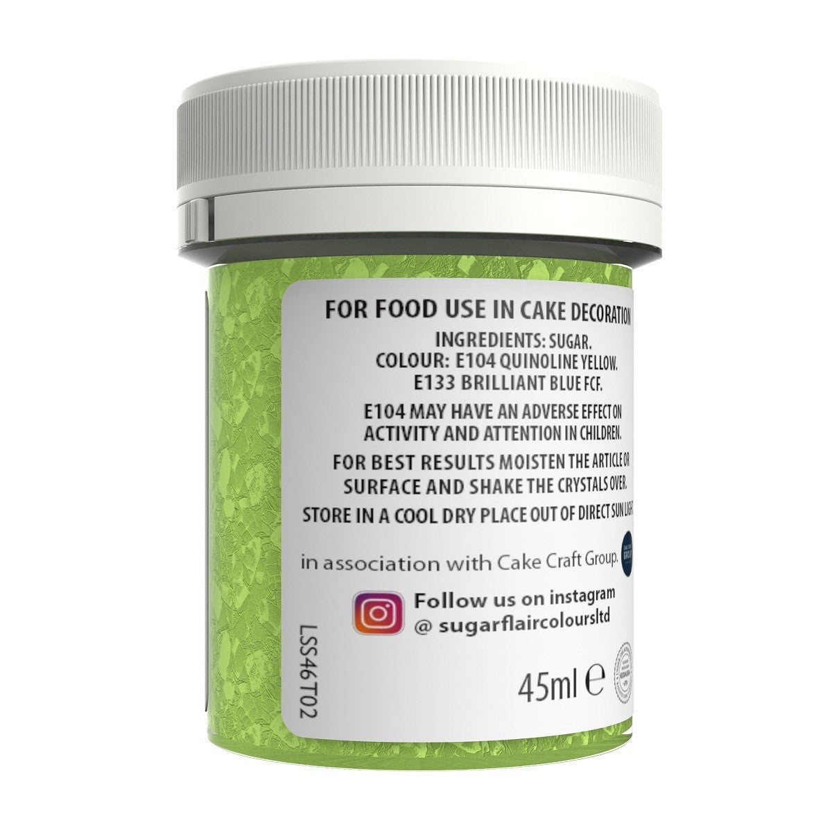 Sugarflair Suikerkristallen Lime Green 40 g