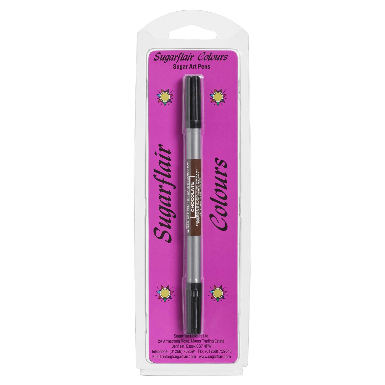 Sugarflair Eetbare Stift Chocoladebruin